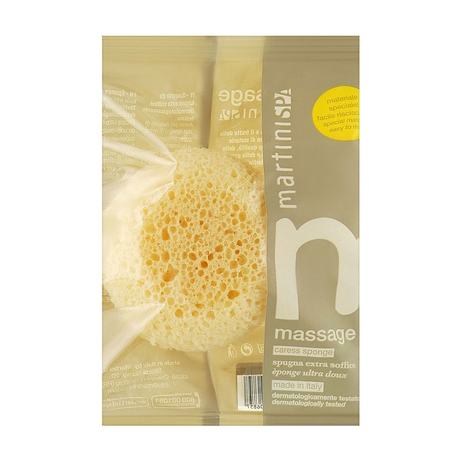 Мочалка-спонж MARTINI SPA Extra Soft Bath Spongе для чутливої шкіри, кругла (0102MMM)
